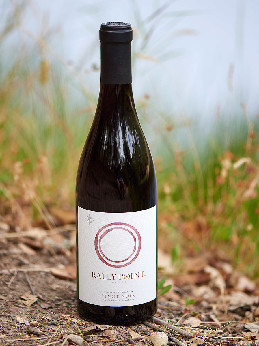 Rally Point Pinot Noir Label Design