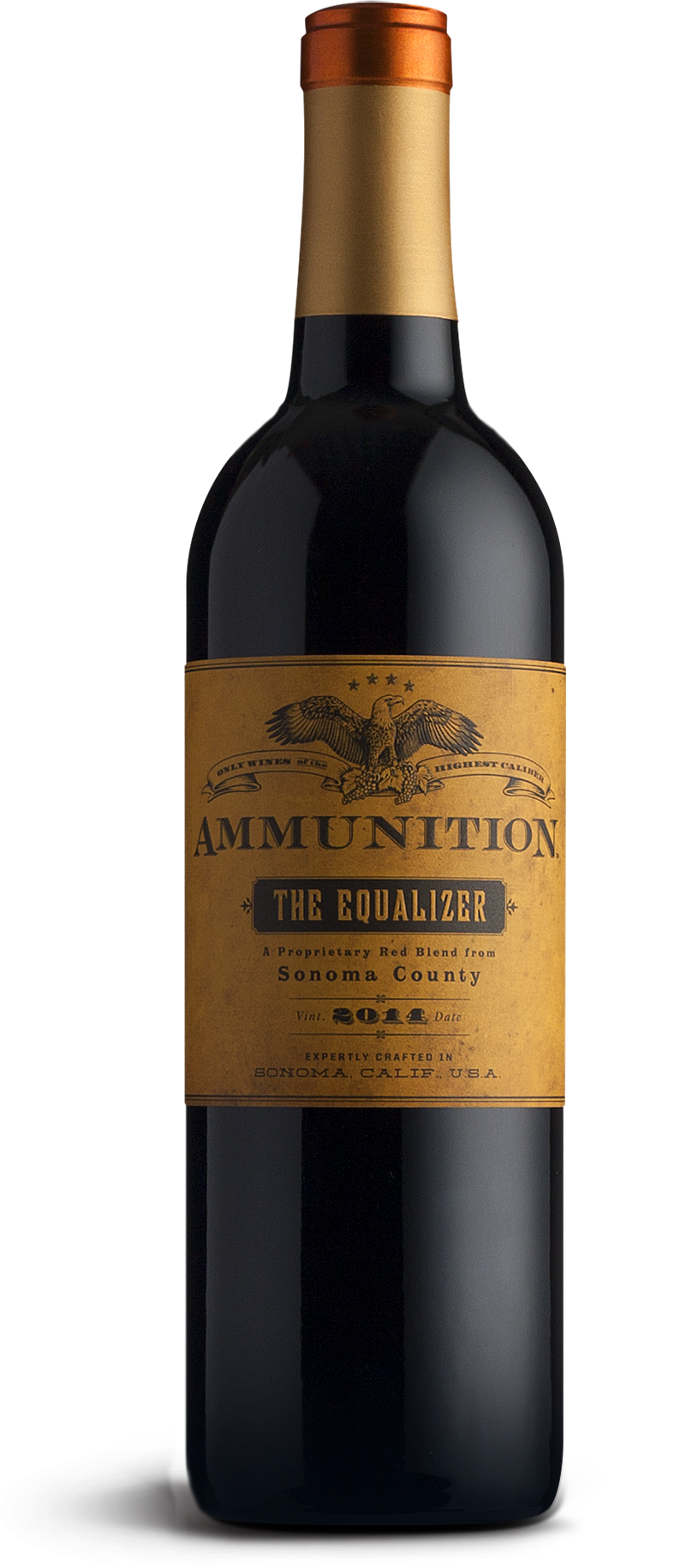 Ammunition Equalizer Red Blend Label Desgin